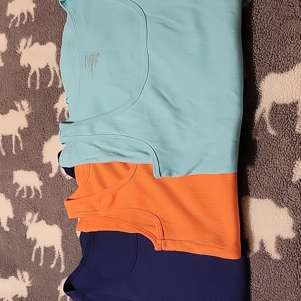 Ribbed long tank tops